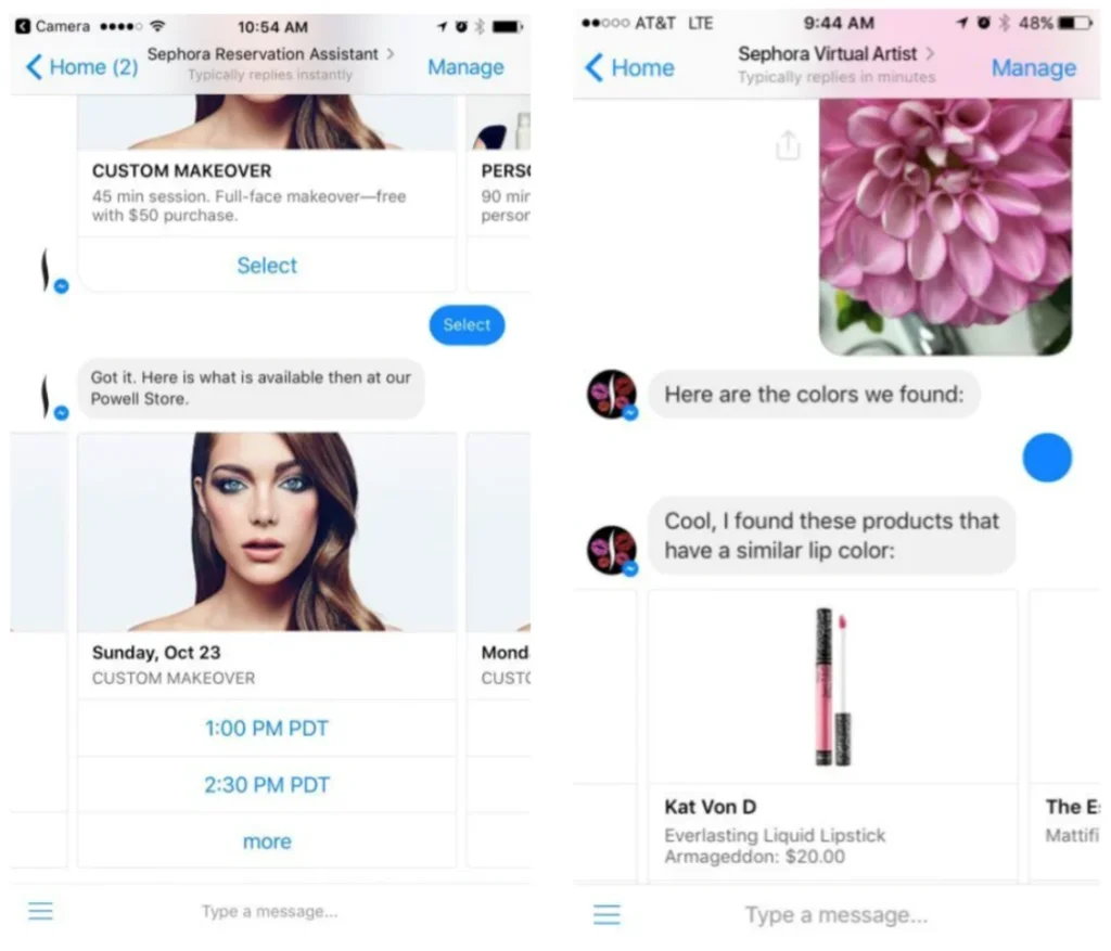 Sephora chatbot