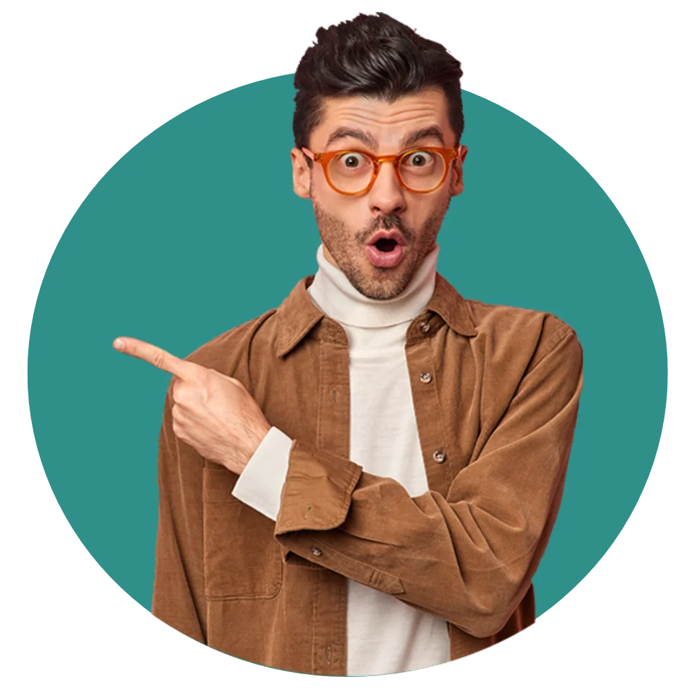 A guy shocking on content marketing results